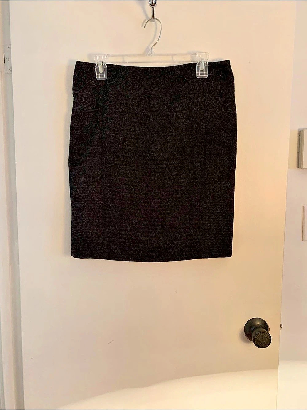Linea Domani ,Limited Collection Women's Black Mini straight pencil Skirt in Bla